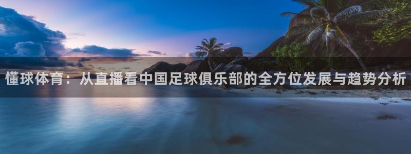 懂球体育：从直播看中国足球俱乐部的全方位发展与趋势分析